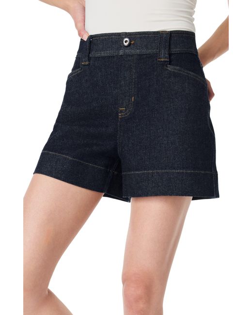 Spanx Blue Spanx Pull-on Denim Trouser Shorts