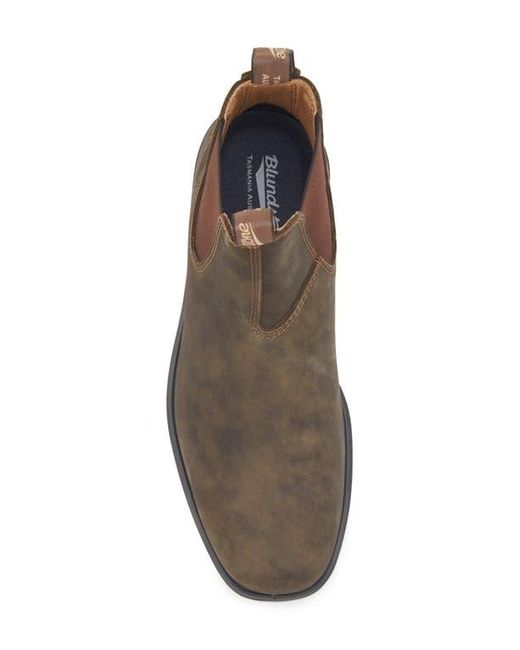 Blundstone Brown Plain Toe Chelsea Boot for men