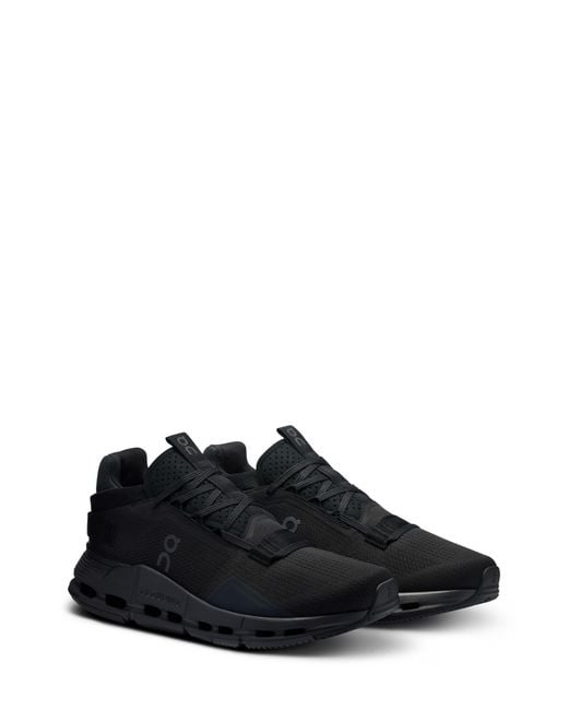 On Shoes Black Cloudnova 2 Training Sneaker for men
