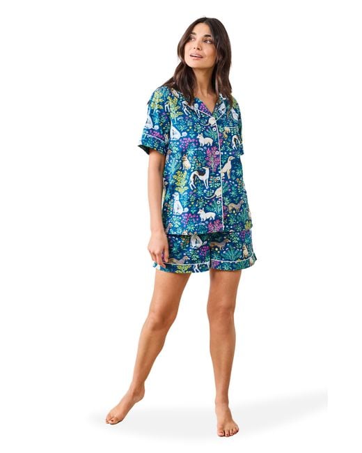 Printfresh Blue Short Pj Set