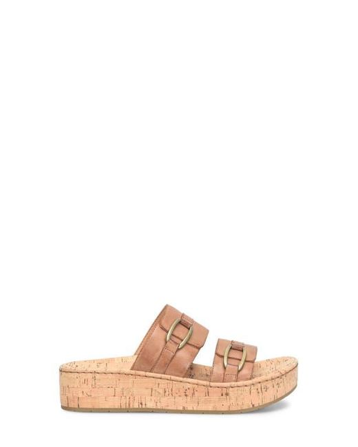 Børn Pink Solina Platform Wedge Slide Sandal
