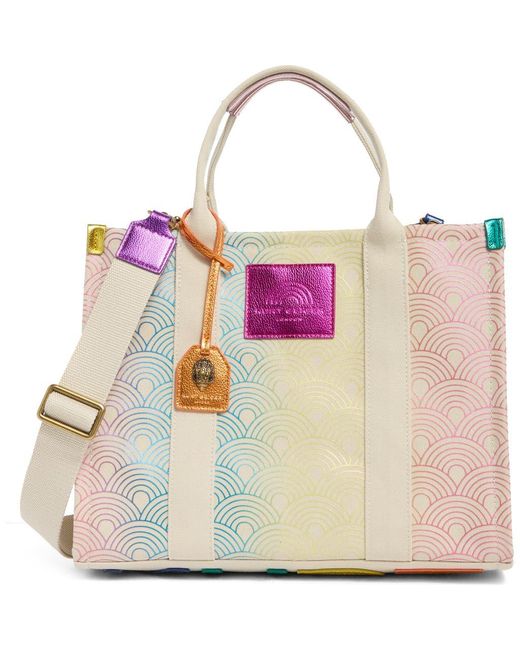 Kurt Geiger Metallic Small Southbank Tote