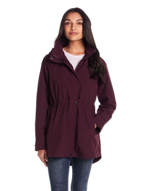 Gallery Purple Water Resistant Packable Jacket