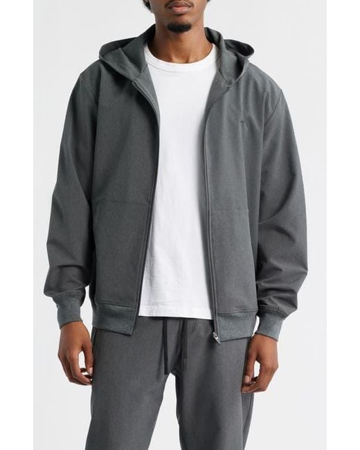 Saint Studio Gray Tempo Tech Zip Jacket for men