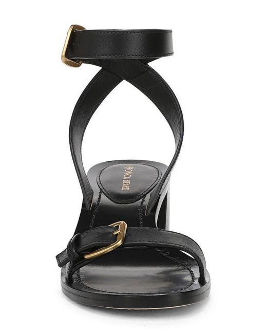 Veronica Beard Black Elia Ankle Strap Sandal