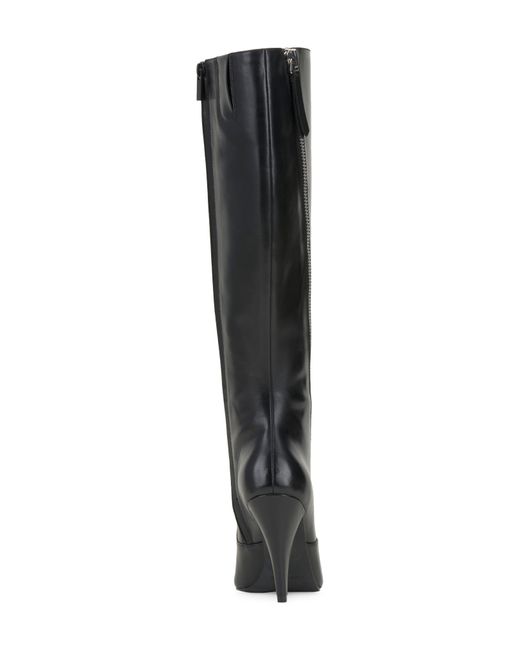 Vince Camuto Black Alessa Knee High Pointed Toe Boot