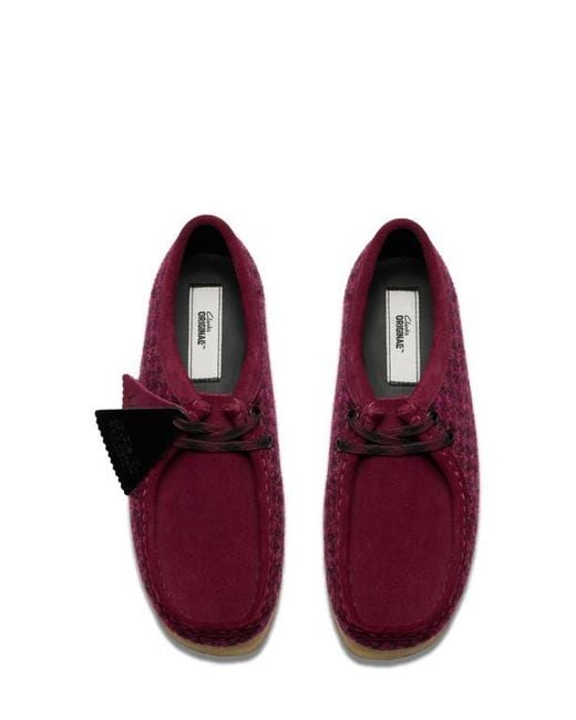 Clarks Purple Wallabee Chukka Boot