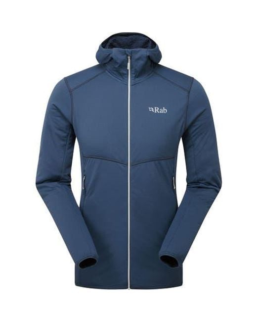 Rab Blue Evolute Hooded Jacket for men