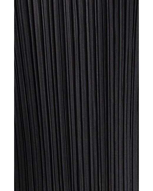 Pleats Please Issey Miyake Black Basics Pleated Dress