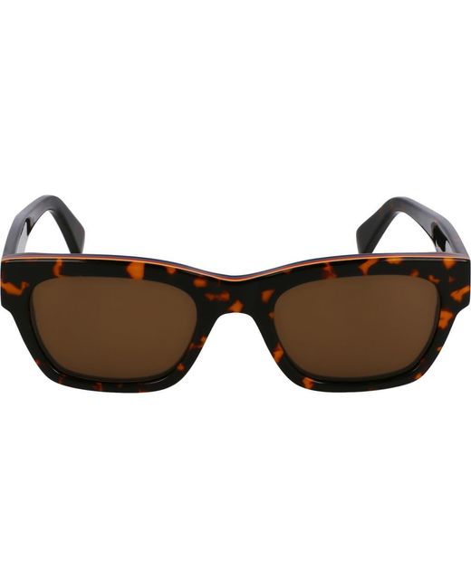 Paul Smith Brown Loxham 52Mm Modified Rectangular Sunglasses