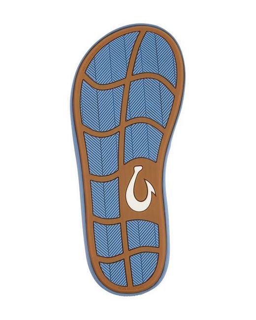 Olukai Blue Ki Flip Flop for men