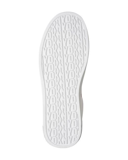 DKNY White Abeni Sneaker