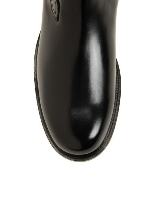 Versace Black Vlogo Chelsea Boot for men