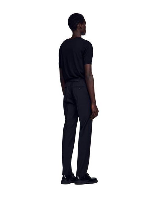 Sandro Blue Elasticated Trousers for men