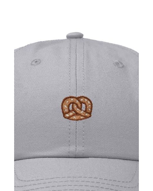 Alix White Pretzel Dad Cap