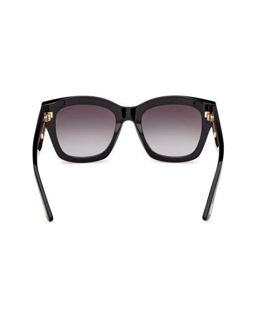 Tom Ford Gray 53Mm Gradient Butterfly Sunglasses