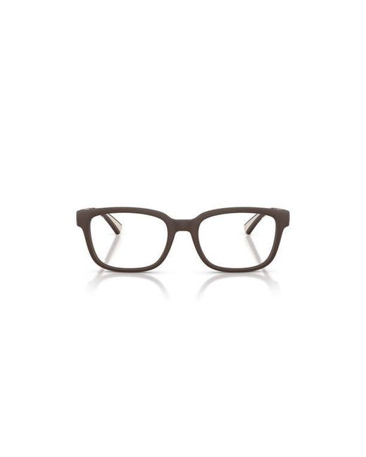 Burberry Metallic 52Mm Rectangle Optical Glasses for men