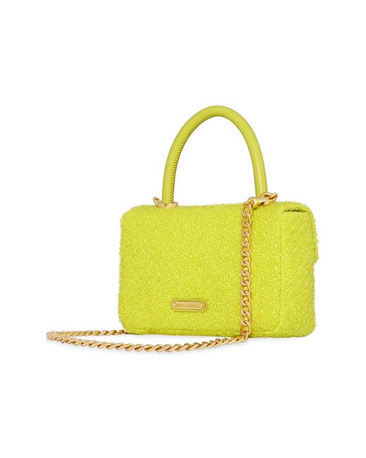 Rebecca Minkoff Yellow Edie Top Handle Bag
