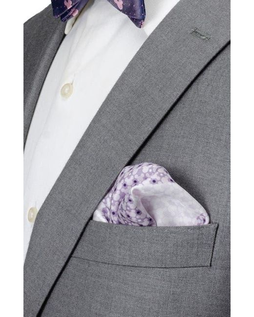 Cufflinks Inc. Purple X Disney Mickey Dot Silk Pocket Square for men
