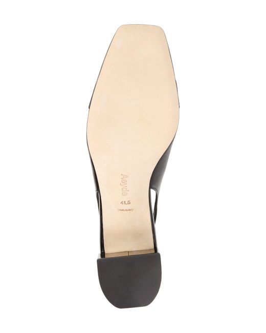 Aeyde Ingrid Slingback Pump in Black | Lyst