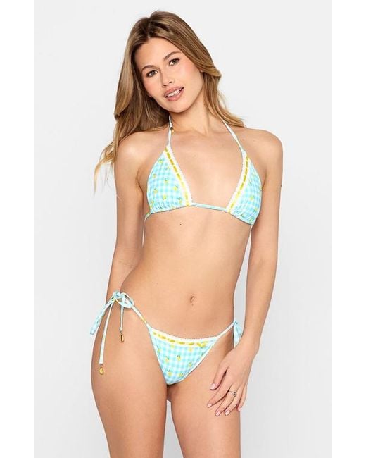 Beach Bunny Swimwear Multicolor Spritz Skimpy Bottom