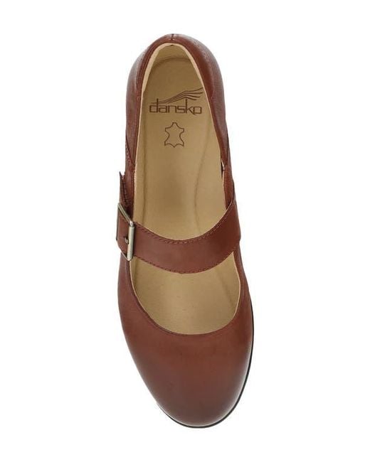 Dansko Brown Collette Mary Jane Pump
