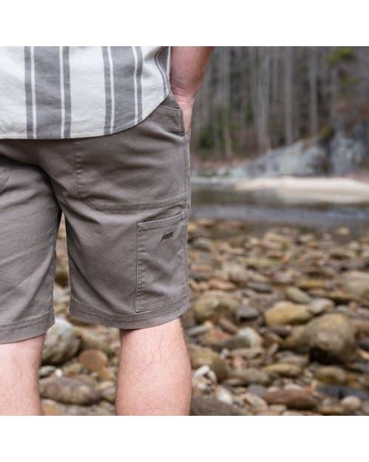 Mountain Khakis Gray Alpine Work Short for men
