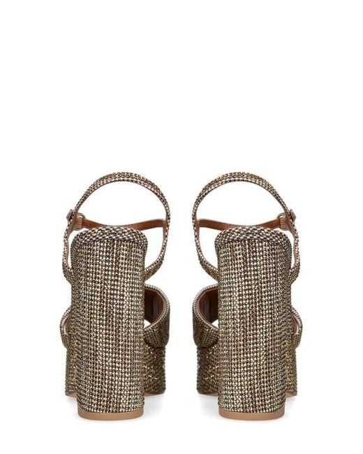 Kurt Geiger Brown Kensington Platform Sandals 125
