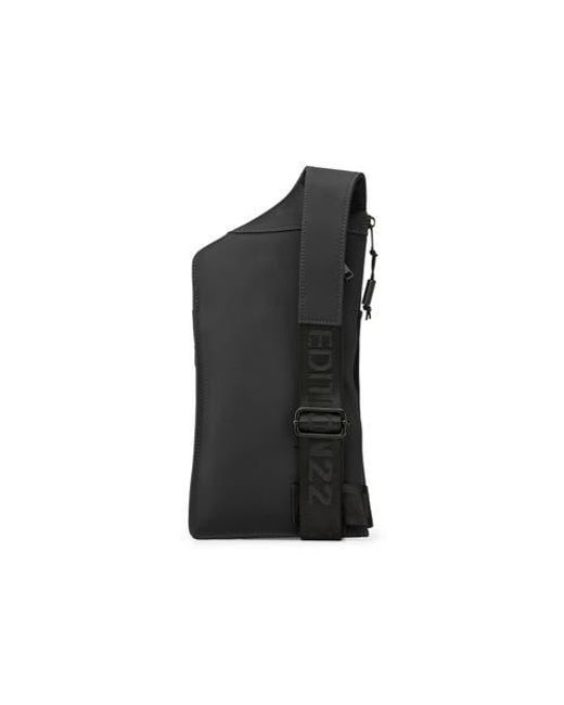 EDITION22 Black Lockpoint Sling Bag