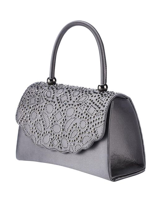 Lady Couture Gray Evening Handbag