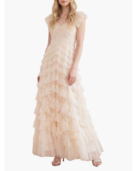 Needle & Thread Natural Lola Backless Ballerina Dress
