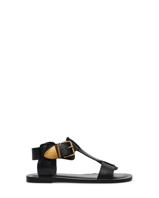 Steve Madden Black Brazinn Gladiator Sandal