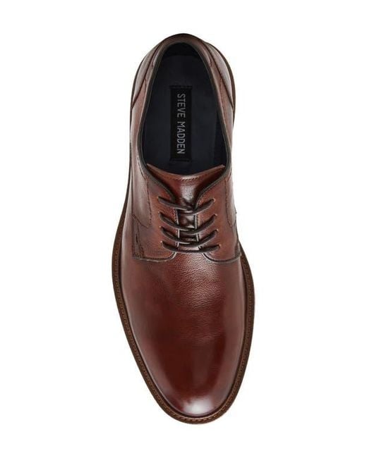 Steve Madden Brown Aeden Derby for men