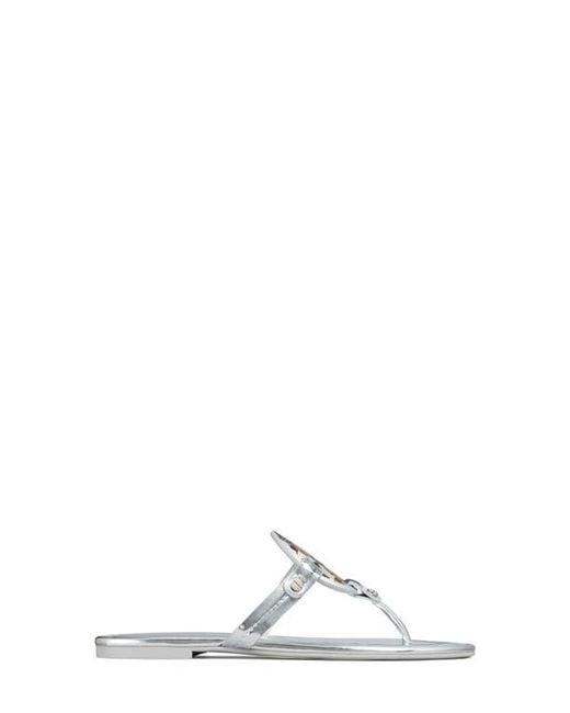 Tory Burch White Miller Shoes, Leather