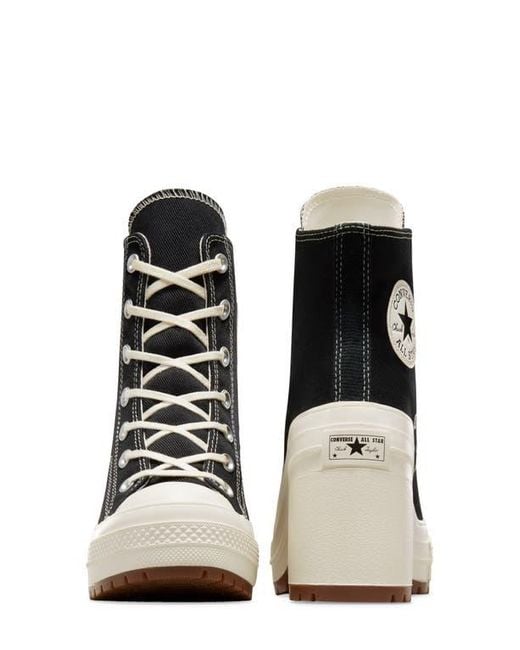 Converse Black Chuck 70 De Luxe Block Heel Sneaker