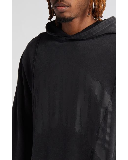 RENOWNED Black Lucid Arch Logo Hoodie for men