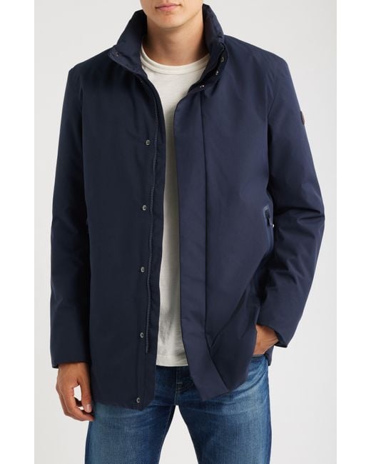 Save The Duck Blue Blaise Waterproof Plumtech Jacket for men
