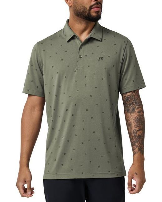 Travis Mathew Green Performance Jersey Polo for men