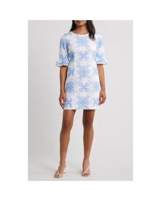sachin and babi light blue dress Inside The Shift Shop: where you can get fit by a @lillypulitzer dressmaker  for a made-to-measure shift, caftan, blazer, or short set to your exact  specifications. I chose an archival #SusieZuzek patchwork main image 1