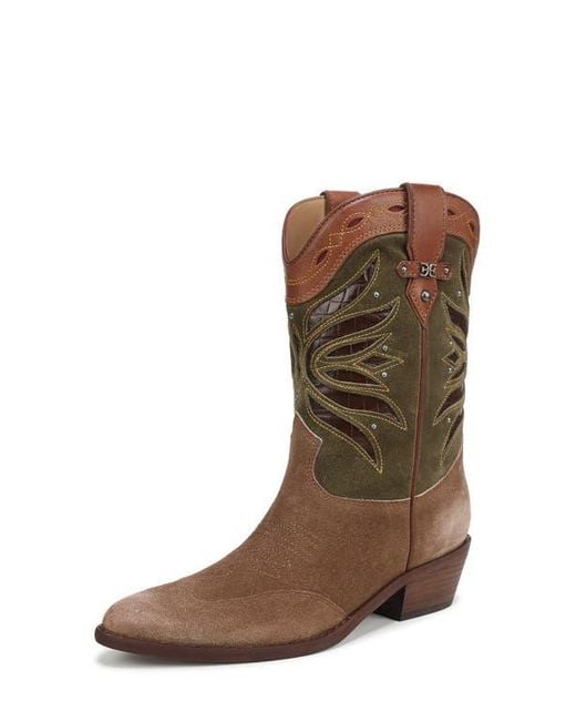 Sam Edelman Brown Rylin Western Boot