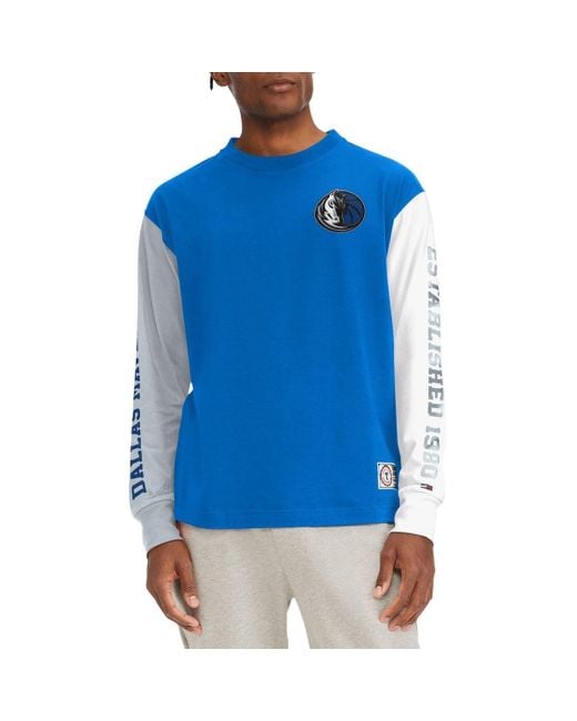 Tommy Hilfiger Dallas Mavericks Richie Color Block Long Sleeve T-shirt At  Nordstrom in Blue for Men | Lyst