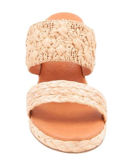 Andre Assous Pink Nolita Wedge Slide Sandal