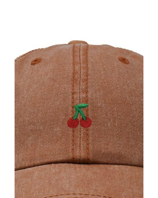 Alix Brown Lil Cherry Dad Cap