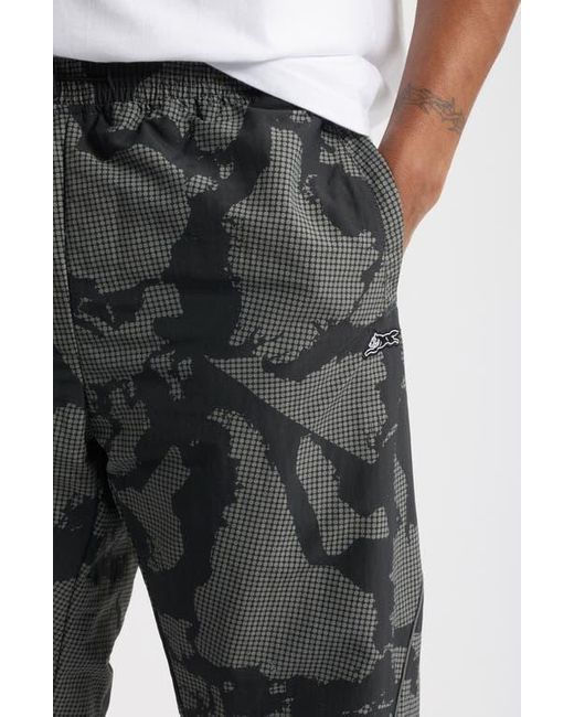 ICECREAM Gray Global Drawstring Nylon Pants for men