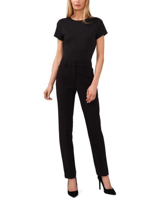 Halogen® Black Essential Compression T-Shirt