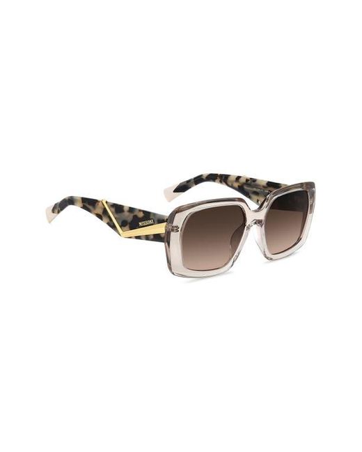 Missoni Brown 55Mm Gradient Rectangular Sunglasses