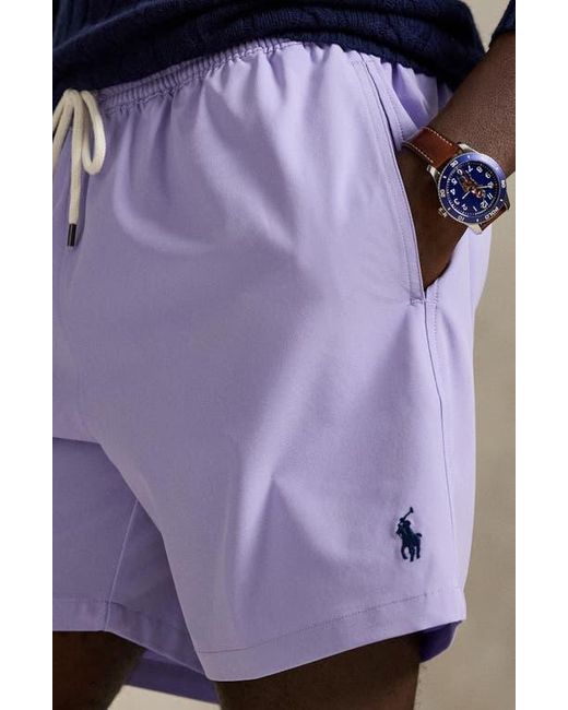 Polo Ralph Lauren Blue Traveler Swim Trunks for men