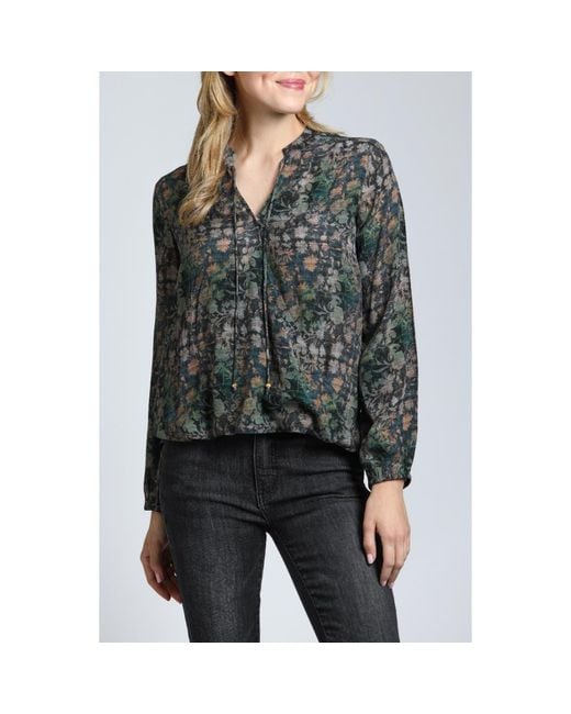 Apny Black Printed Top