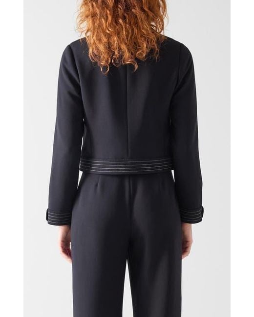 L.K.Bennett Black Eugine Crop Jacket
