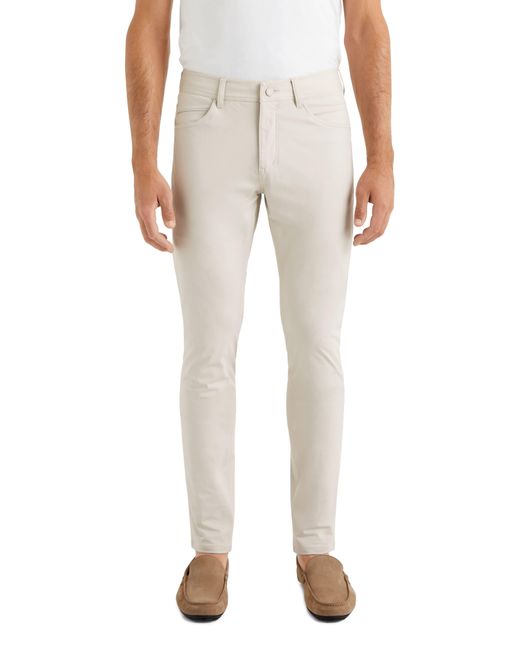 Rhone Commuter Slim Fit Five Pocket Pants in Natural for Men Lyst